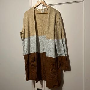 A New Day Women’s Tri-Colored Cardigan